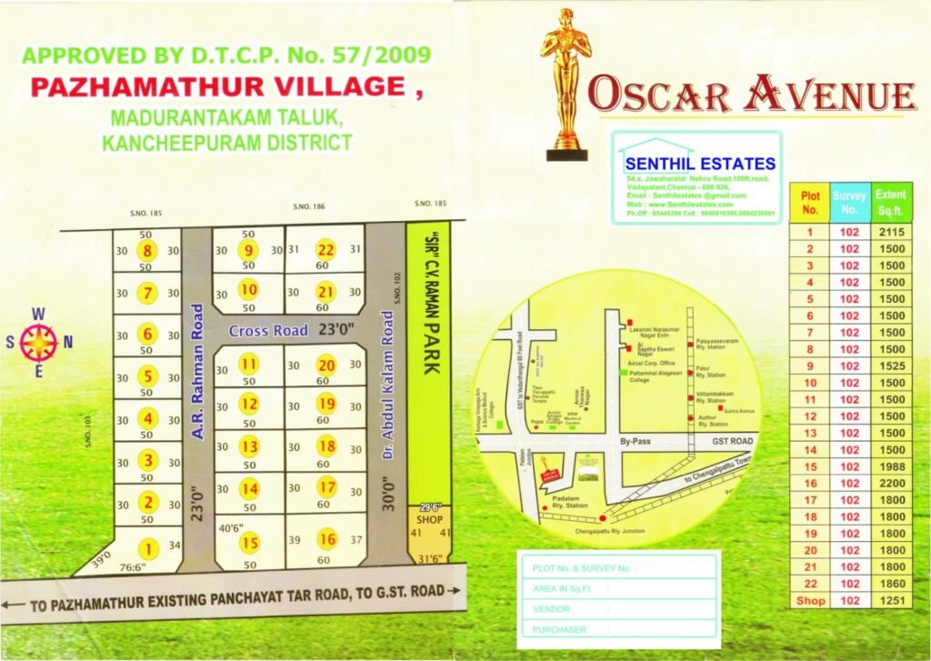 Chengalpet Dtcp plots Sale